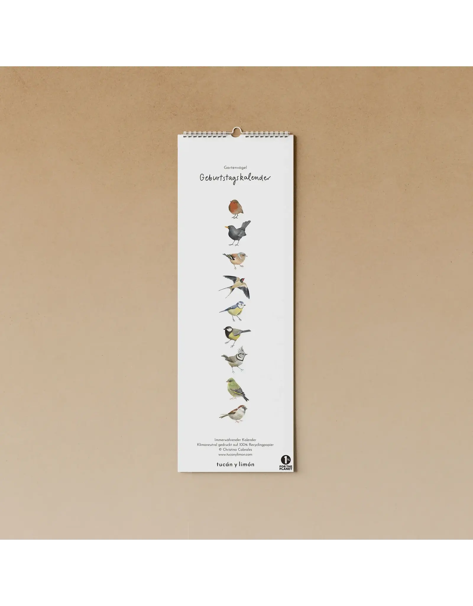 Tucán y limón Verjaardagskalender - Vogels