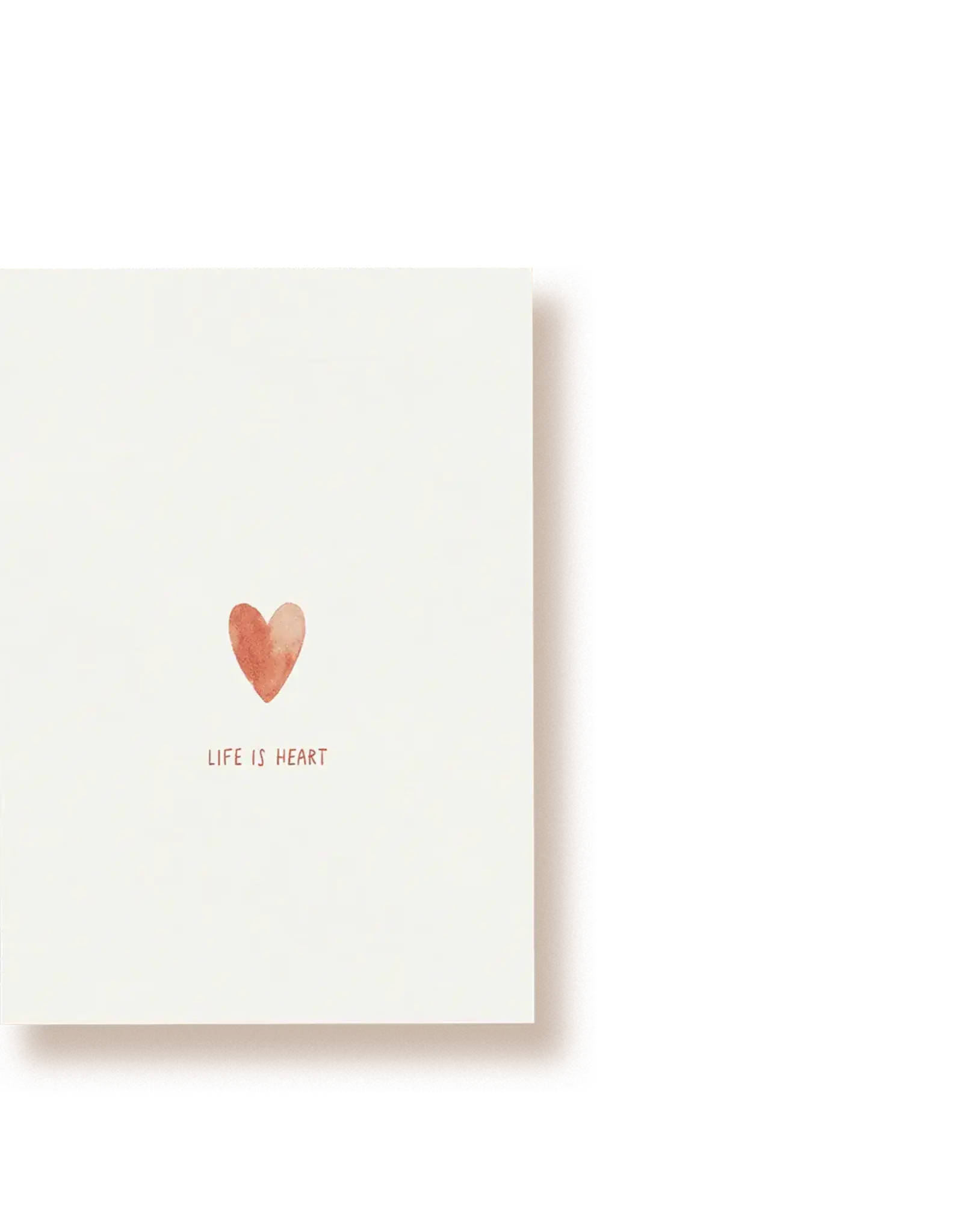 Tucán y limón Wenskaart - Hartje, Life is heart - Postkaart + Envelop