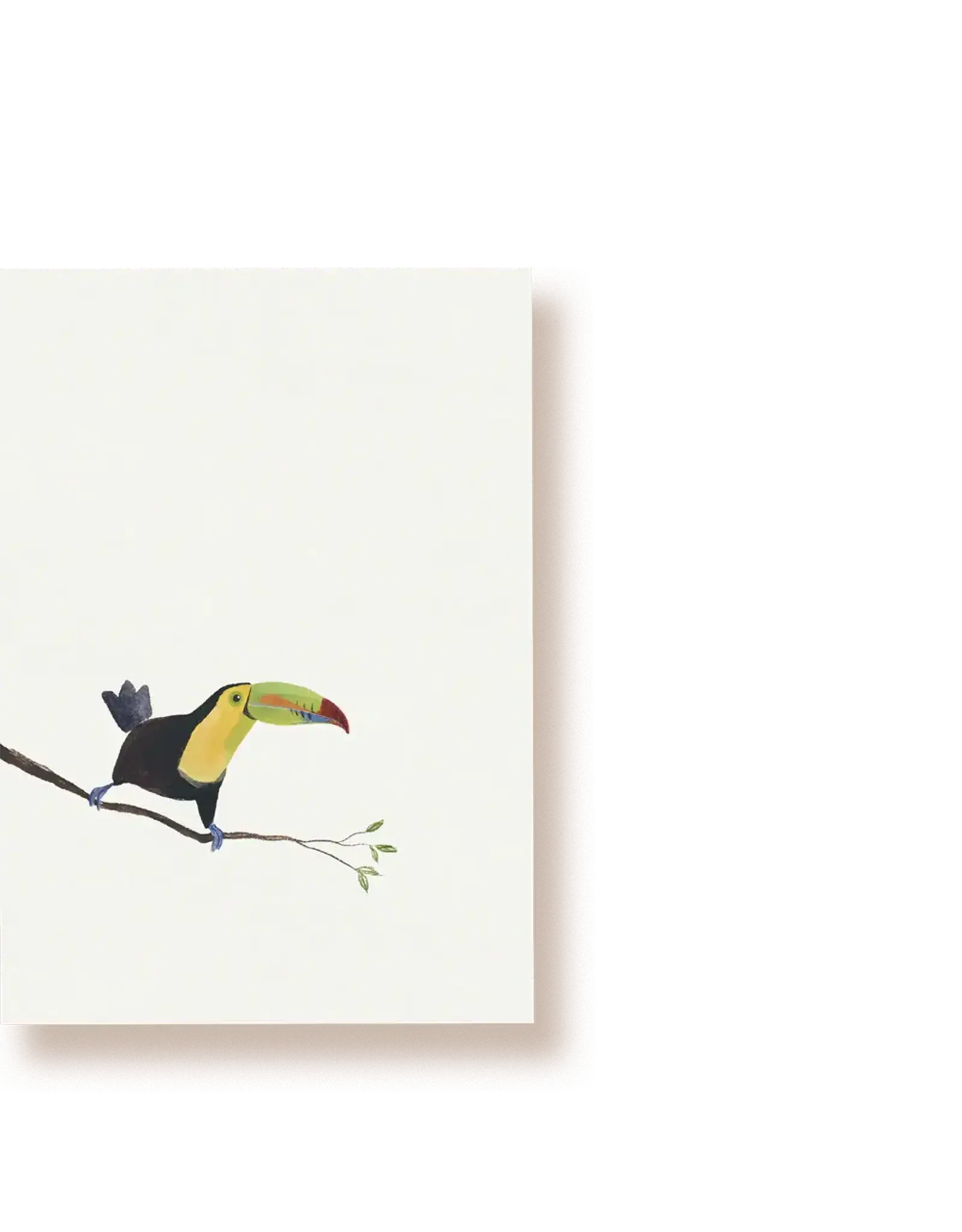 Tucán y limón Wenskaart - Vissende Tucan - Postkaart + Envelop