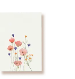 Tucán y limón Wenskaart - Bloemenweide - Postkaart + Envelop