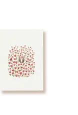 Tucán y limón Wenskaart - Konijntje in Tulpenveld - Postkaart + Envelop