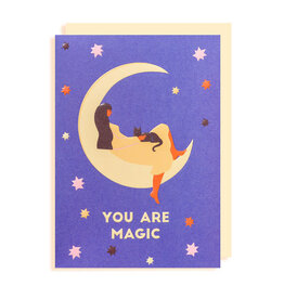 Naomi Wilkonson Wenskaart - You are magic - Dubbele kaart + Envelop