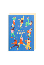 Naomi Wilkonson Wenskaart - Let's party - Dubbele kaart + Envelop