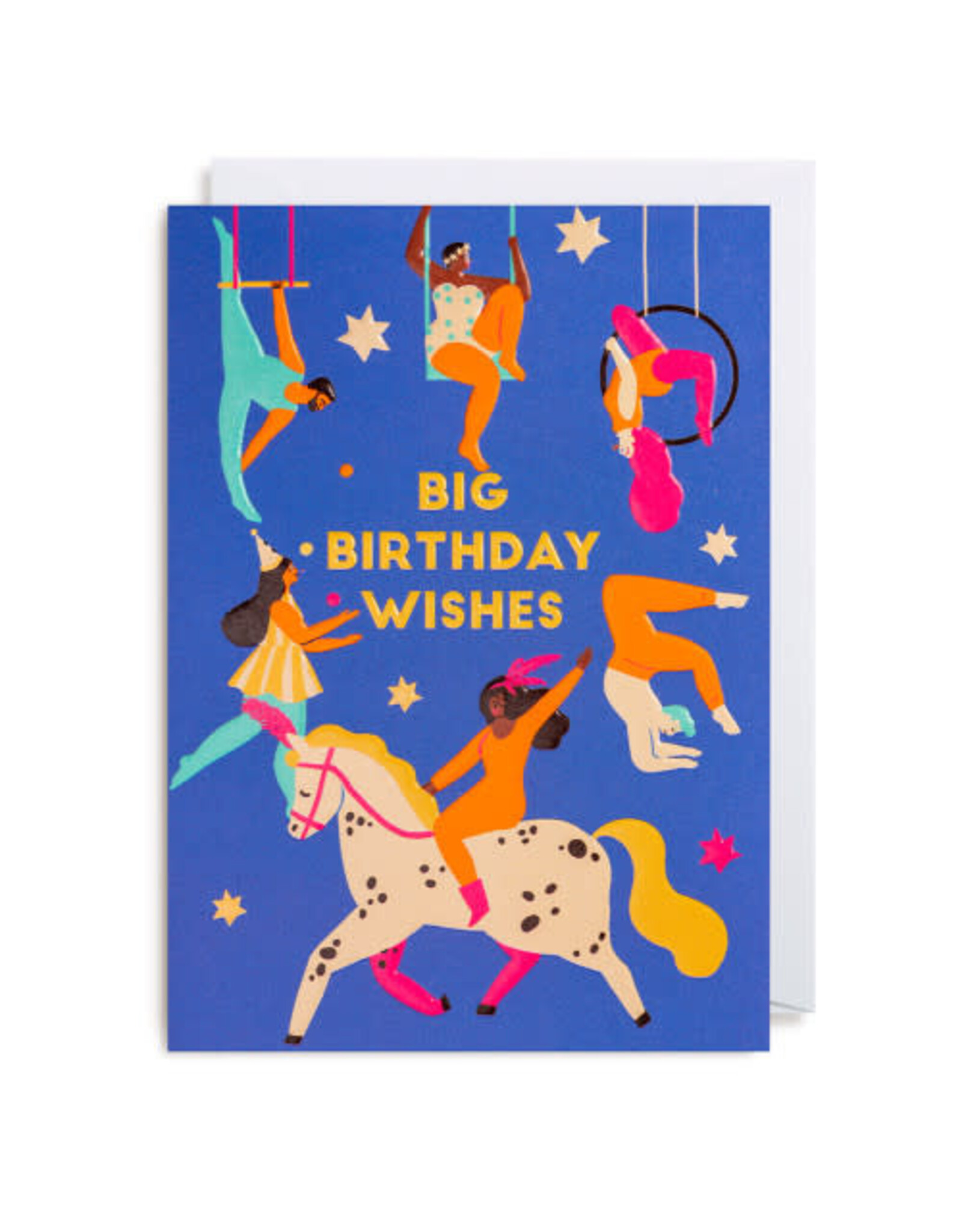 Naomi Wilkonson Wenskaart - Big Birthday Wishes - Dubbele kaart + Envelop
