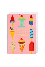 Naomi Wilkonson Wenskaart - Sweet Birthday - Dubbele kaart + Envelop