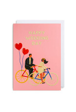 Naomi Wilkonson Wenskaart - Wedding Day - Dubbele kaart + Envelop