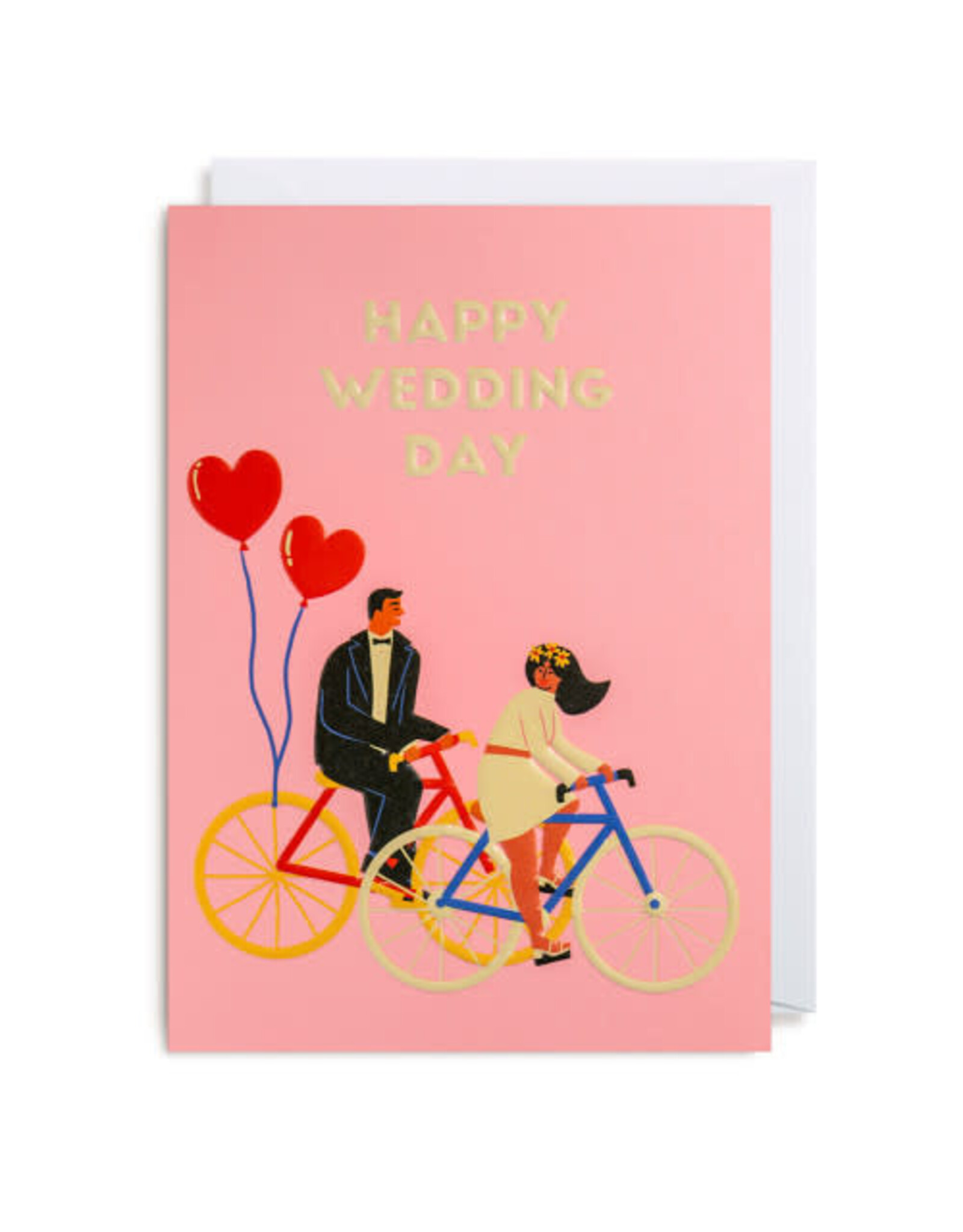 Naomi Wilkonson Wenskaart - Wedding Day - Dubbele kaart + Envelop