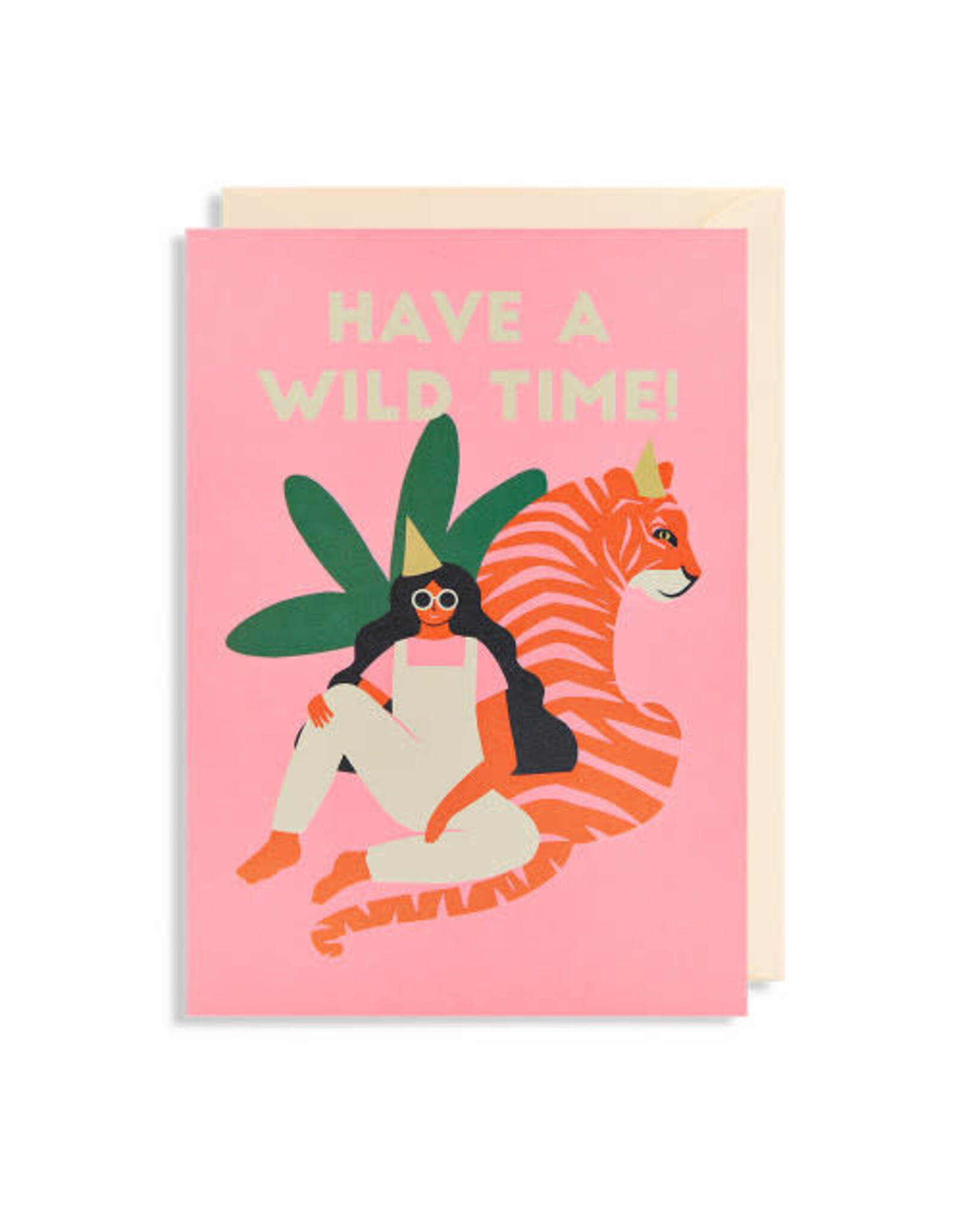 Naomi Wilkonson Wenskaart - Have a wild time - Dubbele kaart + Envelop