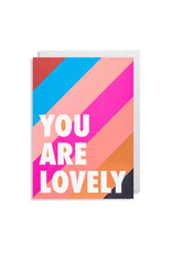 Postco Wenskaart - You are lovely - Dubbele kaart + Envelop