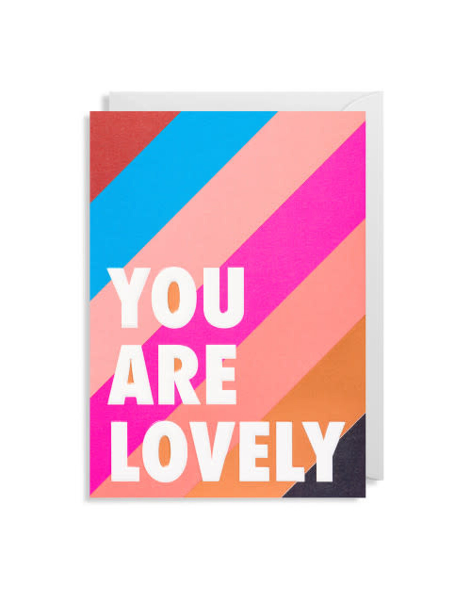 Postco Wenskaart - You are lovely - Dubbele kaart + Envelop