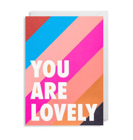 Postco Wenskaart - You are lovely - Dubbele kaart + Envelop
