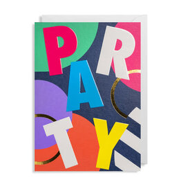 Postco Wenskaart - Party - Dubbele kaart + Envelop