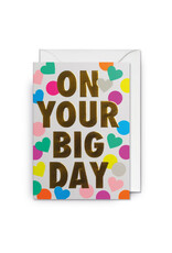 Postco Wenskaart - On your big day - Dubbele kaart + Envelop
