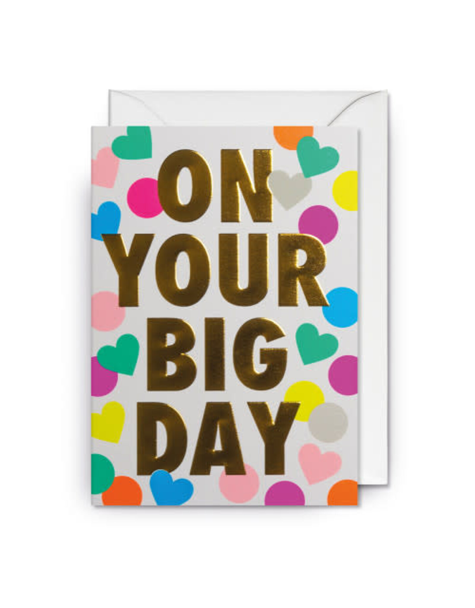 Postco Wenskaart - On your big day - Dubbele kaart + Envelop