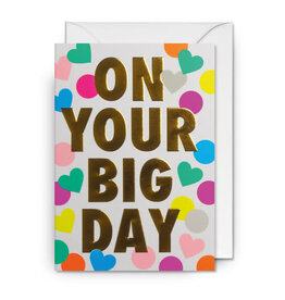 Postco Wenskaart - On your big day - Dubbele kaart + Envelop