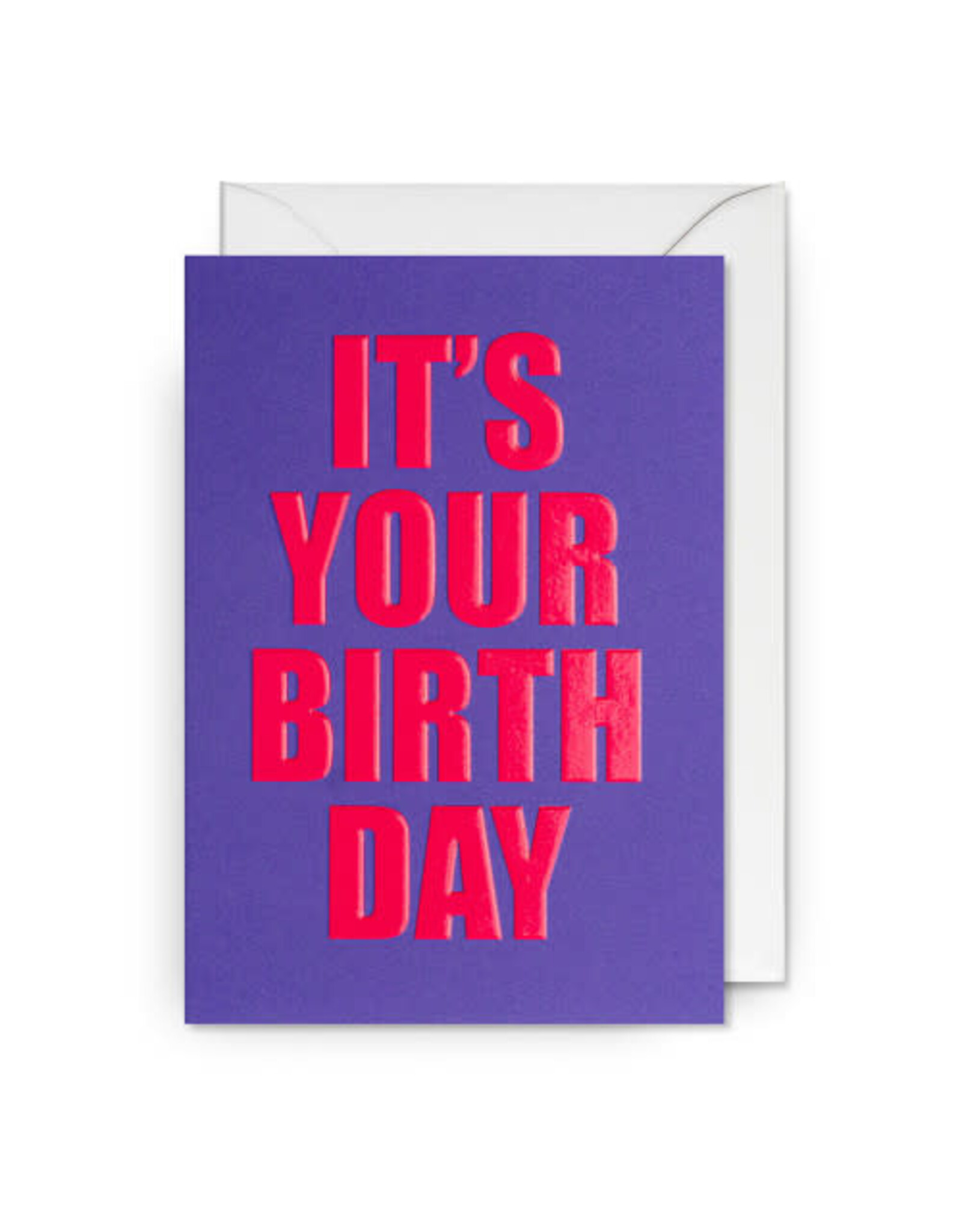 Postco Wenskaart - It's your birthday - Dubbele kaart + Envelop