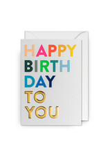 Postco Wenskaart - Happy birthday to you - Dubbele kaart + Envelop