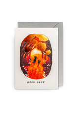 John Bond Wenskaart - Cat&Dog, Good luck - Dubbele kaart + Envelop