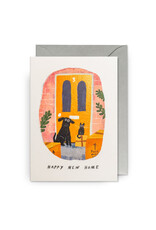 John Bond Wenskaart - Cat&Dog, Happy New Home - Dubbele kaart + Envelop