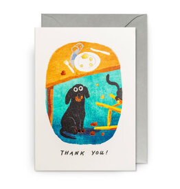 John Bond Wenskaart - Dog, Thank you - Dubbele kaart + Envelop