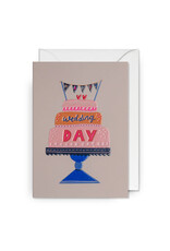 Jessica Smith Wenskaart - Cake, Wedding Day - Dubbele kaart + Envelop
