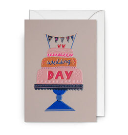 Jessica Smith Wenskaart - Cake, Wedding Day - Dubbele kaart + Envelop