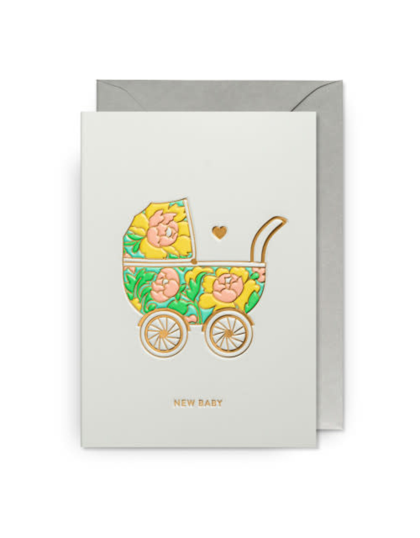 Hanna Werning Wenskaart - New Baby - Dubbele kaart + Envelop