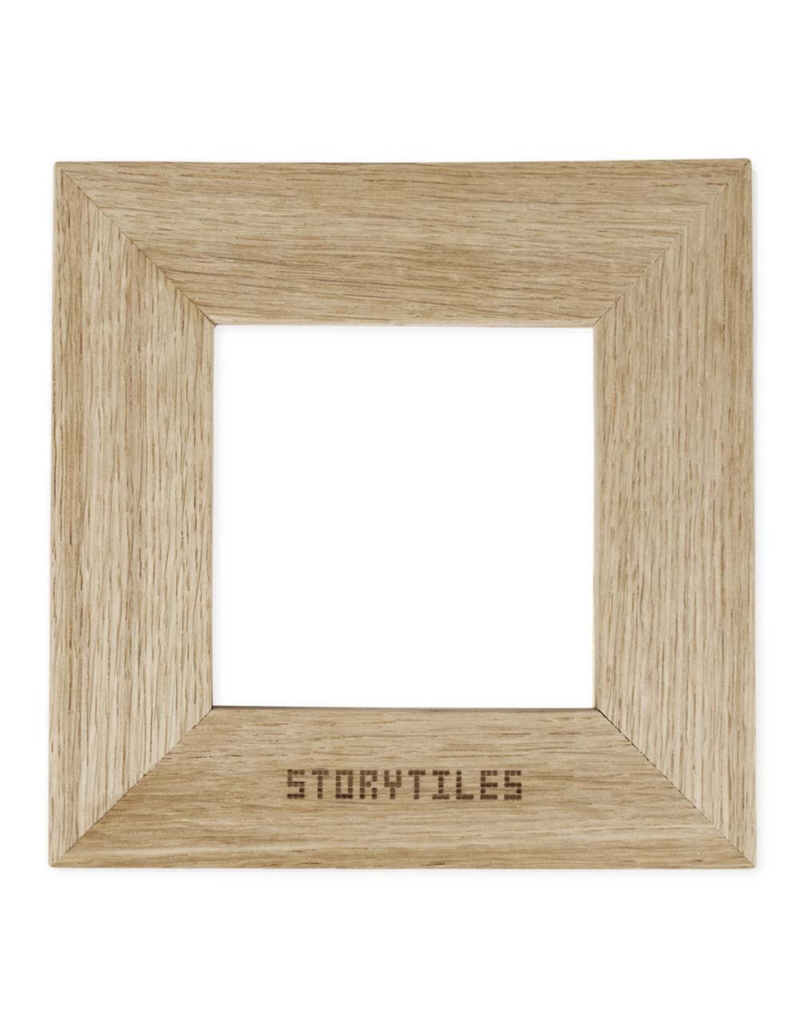 Storytiles Lijst voor tegeltje - 10 x 10 x 2 cm - Duurzaam eikenhout - Met ophangsysteem
