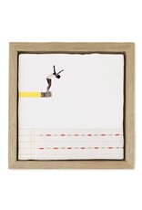 Storytiles Lijst voor tegeltje - 10 x 10 x 2 cm - Duurzaam eikenhout - Met ophangsysteem