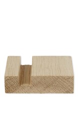 Storytiles Houder - 6,5 x 6,5 x 1,5 cm - Duurzaam eikenhout - One size fits all