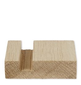 Storytiles Houder - 6,5 x 6,5 x 1,5 cm - Duurzaam eikenhout - One size fits all