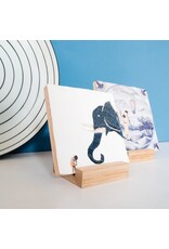 Storytiles Houder - 6,5 x 6,5 x 1,5 cm - Duurzaam eikenhout - One size fits all