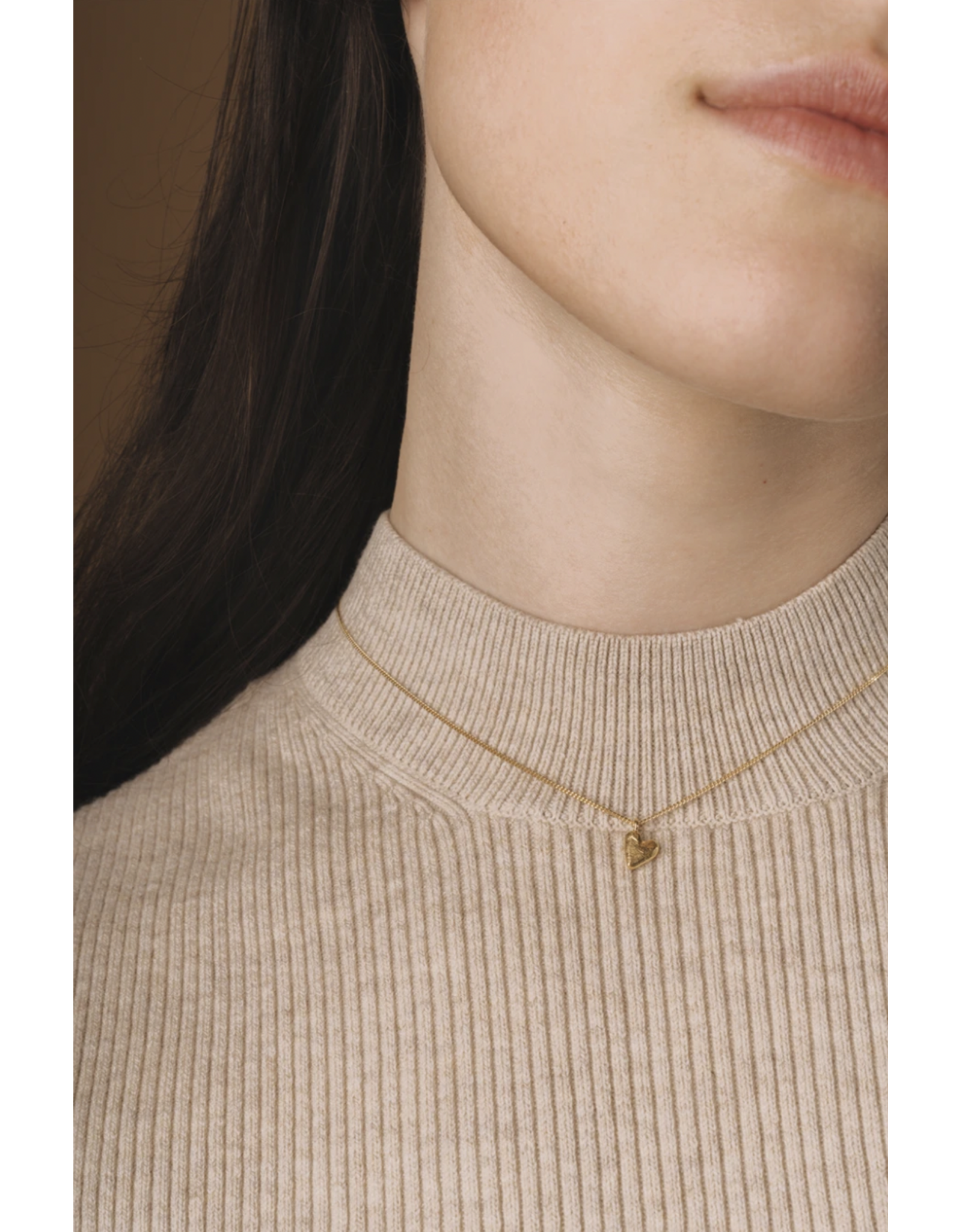 Studio MHL Ketting MHL - Hartje - Zilver925- 45cm