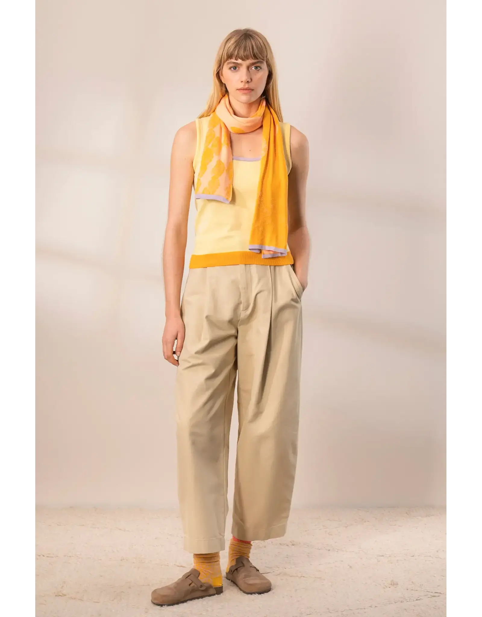 Wolvis Wolvis SS26 -  Saturni, Midi - Corn - 150x25 cm