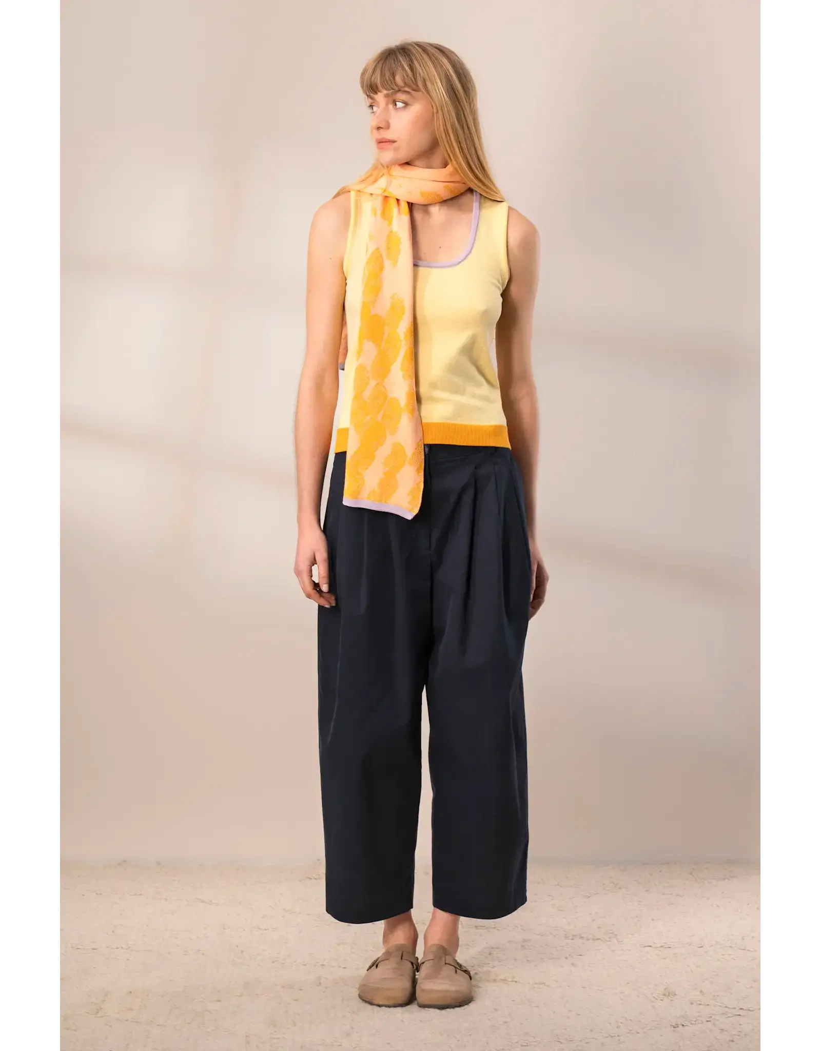 Wolvis Wolvis SS26 -  Saturni, Midi - Corn - 150x25 cm