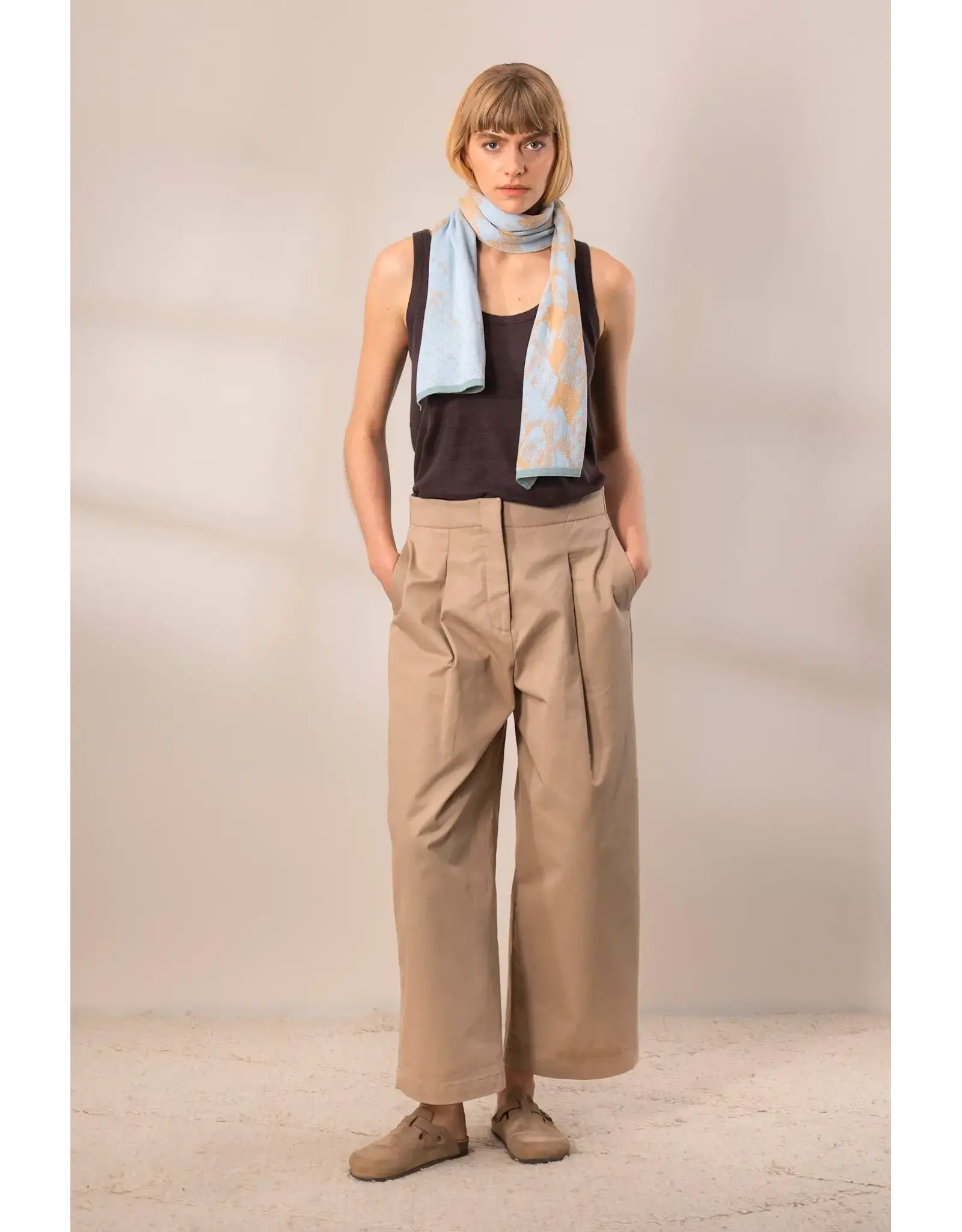 Wolvis Wolvis SS26 -  Saturni, Midi - Light Blue - 150x25 cm