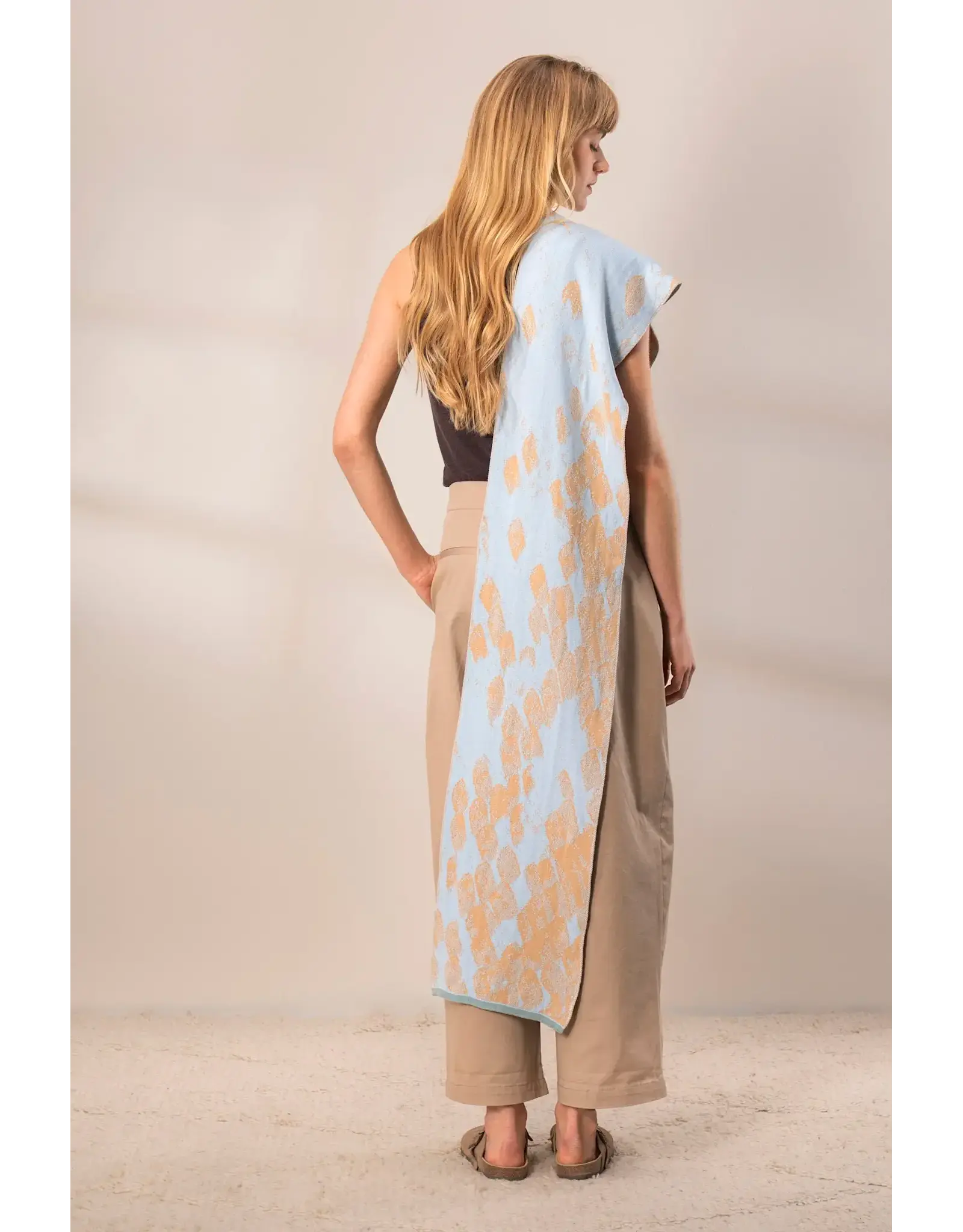 Wolvis Wolvis SS26 -  Saturni, Midi - Light Blue - 150x25 cm