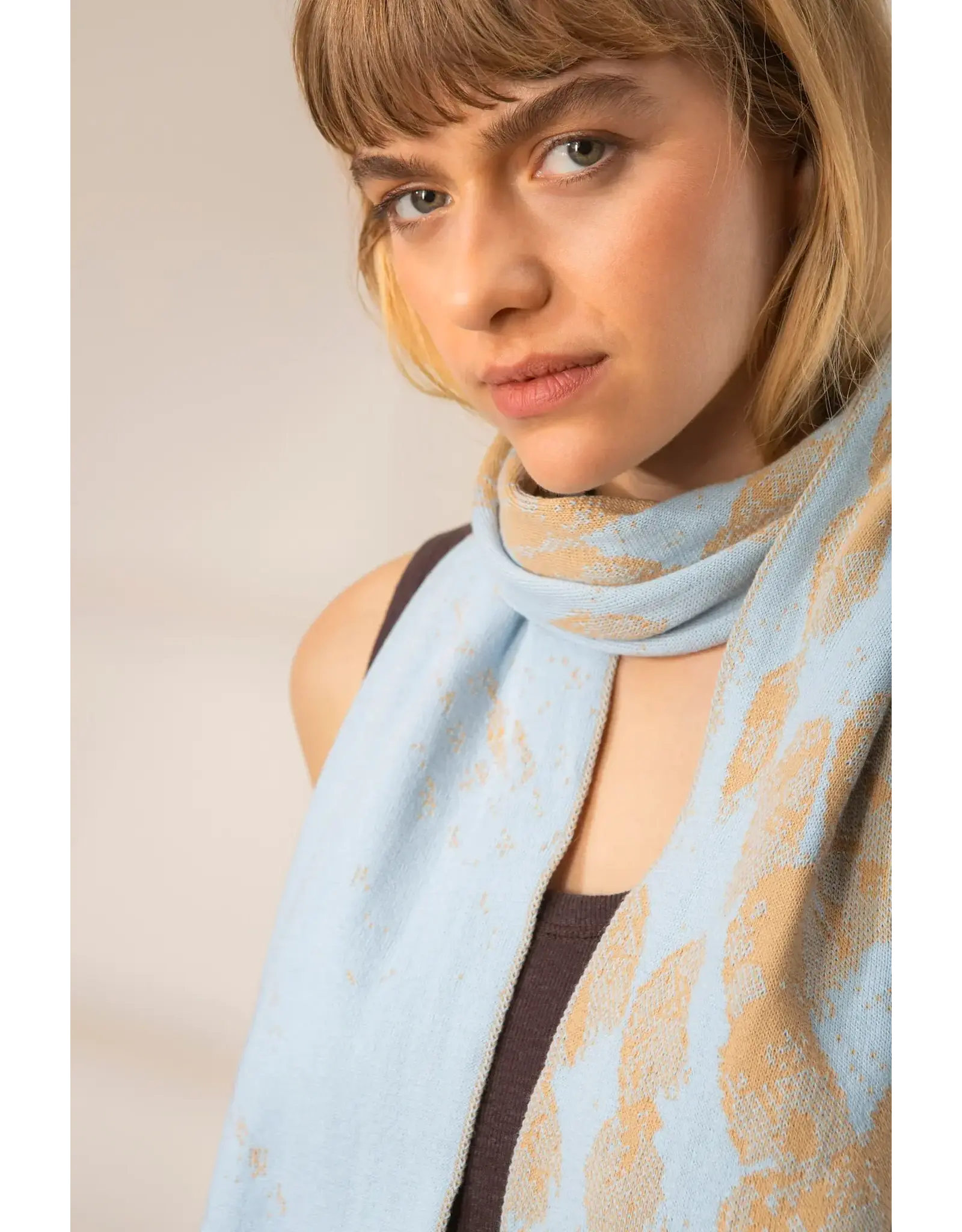 Wolvis Wolvis SS26 -  Saturni, Midi - Light Blue - 150x25 cm