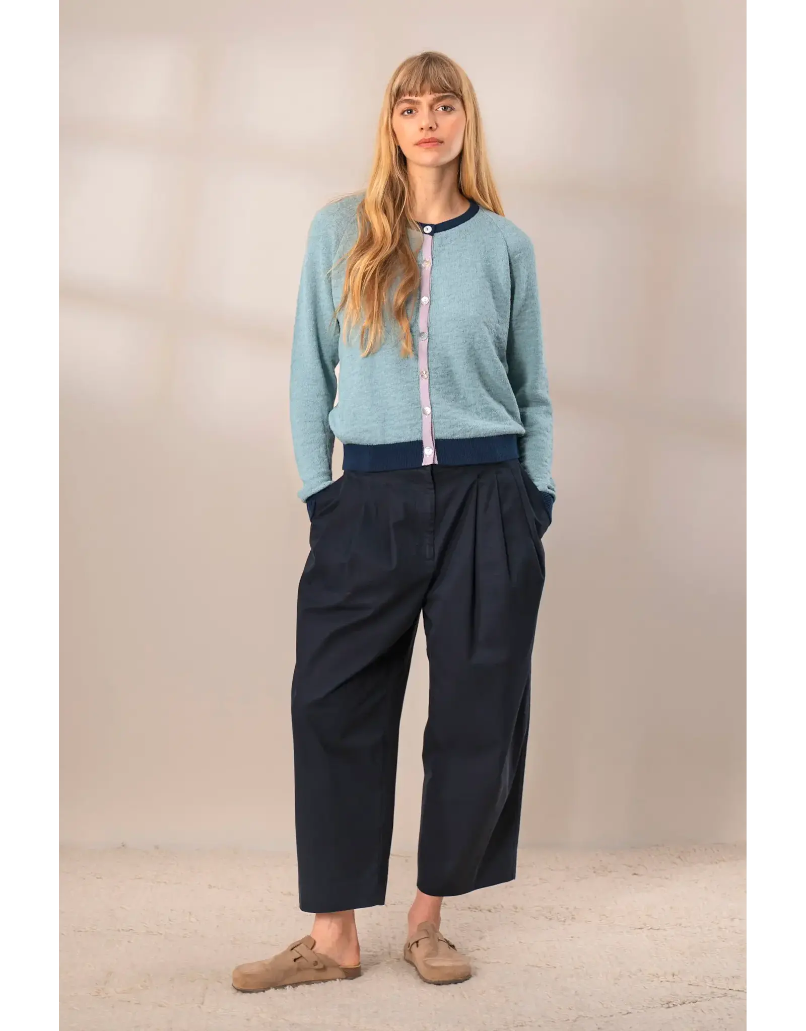 Wolvis Wolvis SS26 - Atlas, Cardigan - Cloud