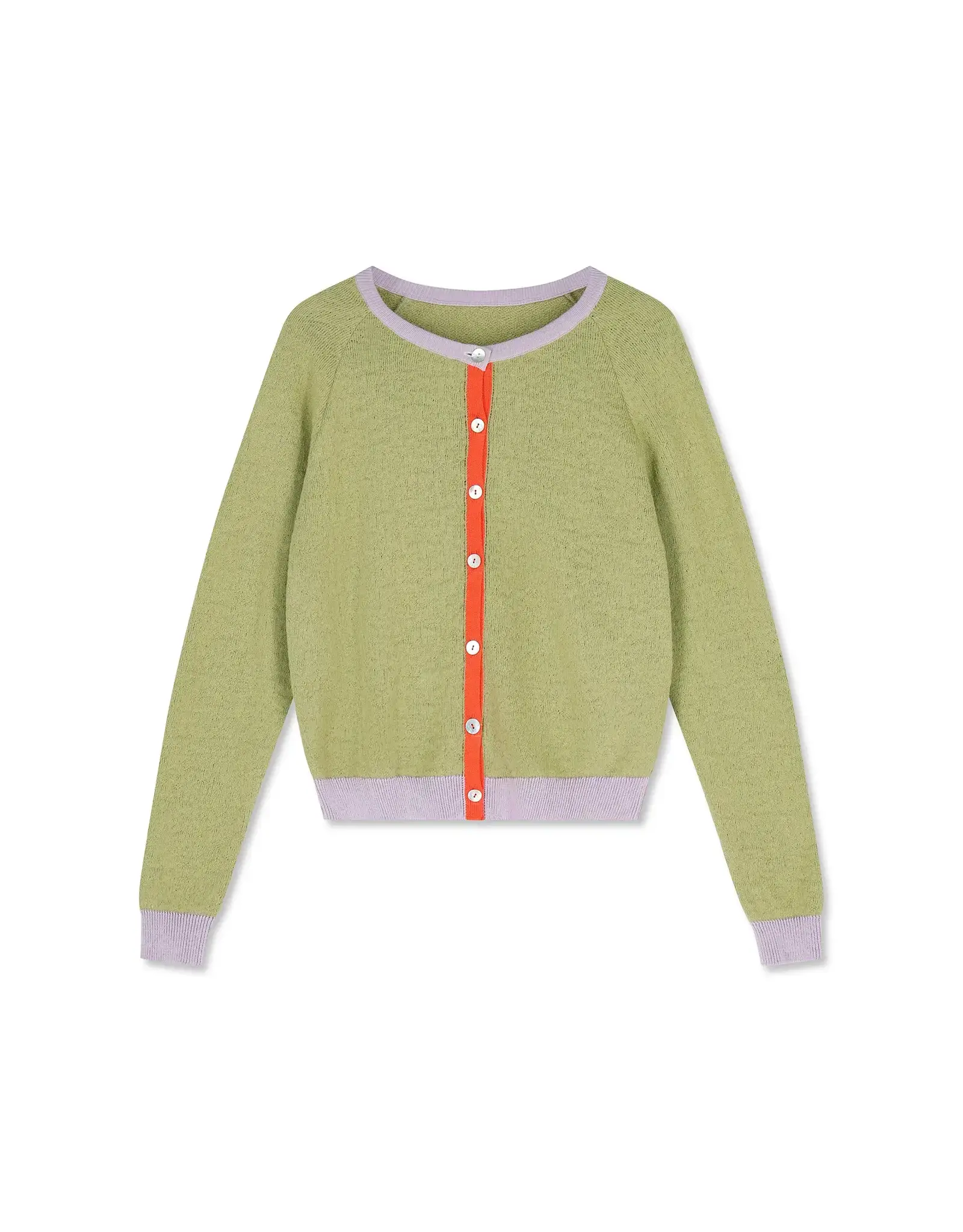 Wolvis Wolvis SS26 - Atlas, Cardigan - Pistache