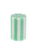Meri Meri Pillar kaars - Bright Stripes - 8,9cm