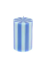Meri Meri Pillar kaars - Bright Stripes - 8,9cm
