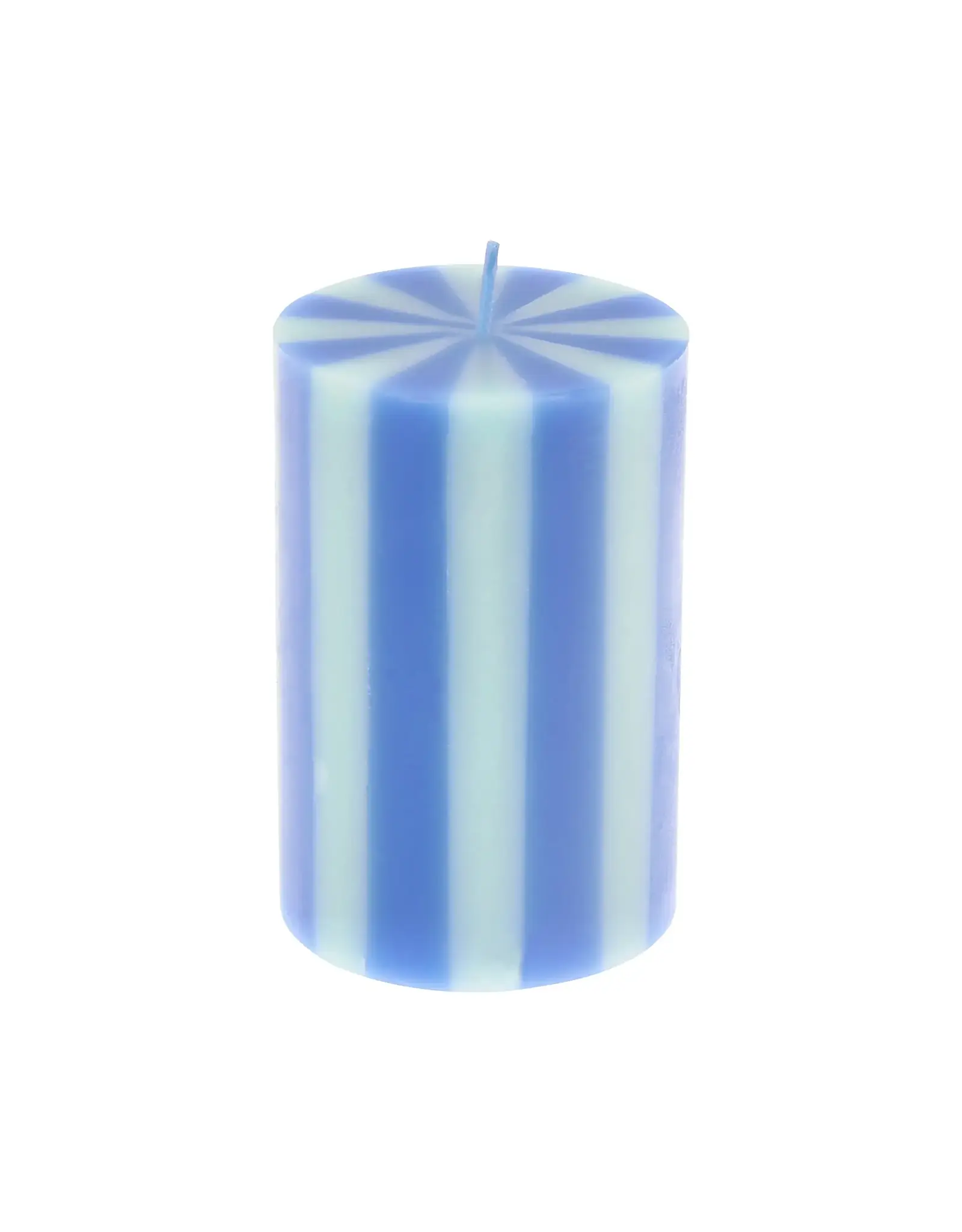 Meri Meri Pillar kaars - Bright Stripes - 8,9cm