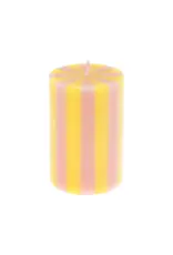 Meri Meri Pillar kaars - Bright Stripes - 8,9cm
