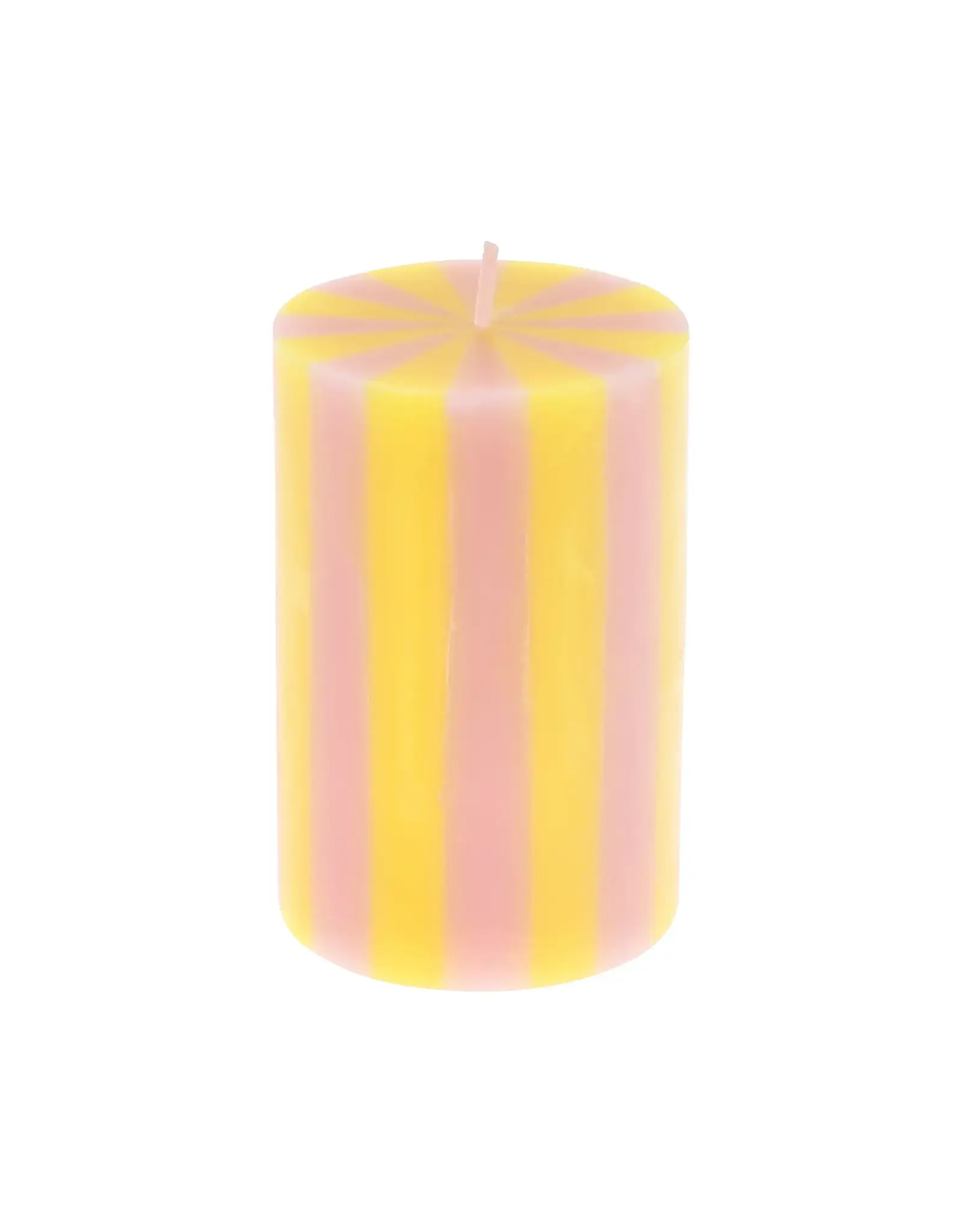 Meri Meri Pillar kaars - Bright Stripes - 8,9cm