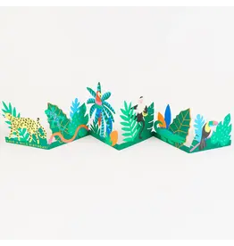 Meri Meri Wenskaart - Jungle Animal Birthday - Concertina + Envelop