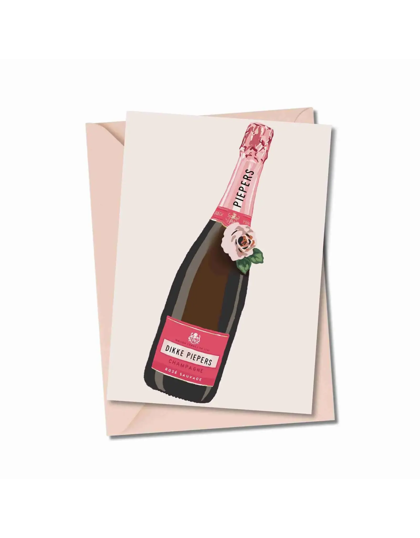 Atelier Moomade Wenskaart - Dikke piepers - Postkaart + Envelop