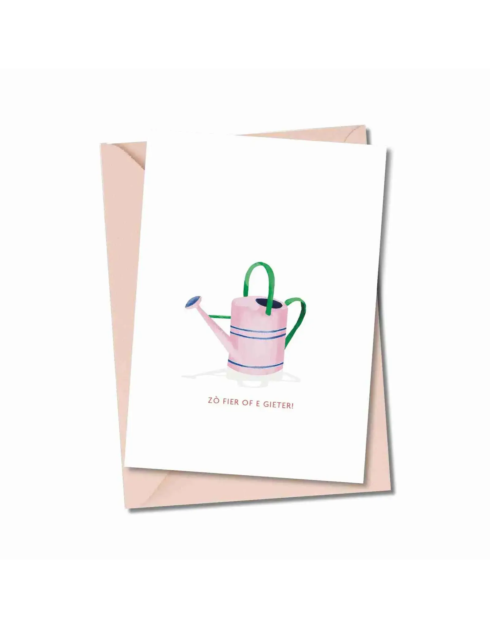 Atelier Moomade Wenskaart - Zò fier of e gieter - Postkaart + Envelop