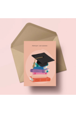 Atelier Moomade Wenskaart - Profisjat! Goe gedoan - Postkaart + Envelop