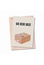 Atelier Moomade Wenskaart - Gie oede doze  - Postkaart + Envelop